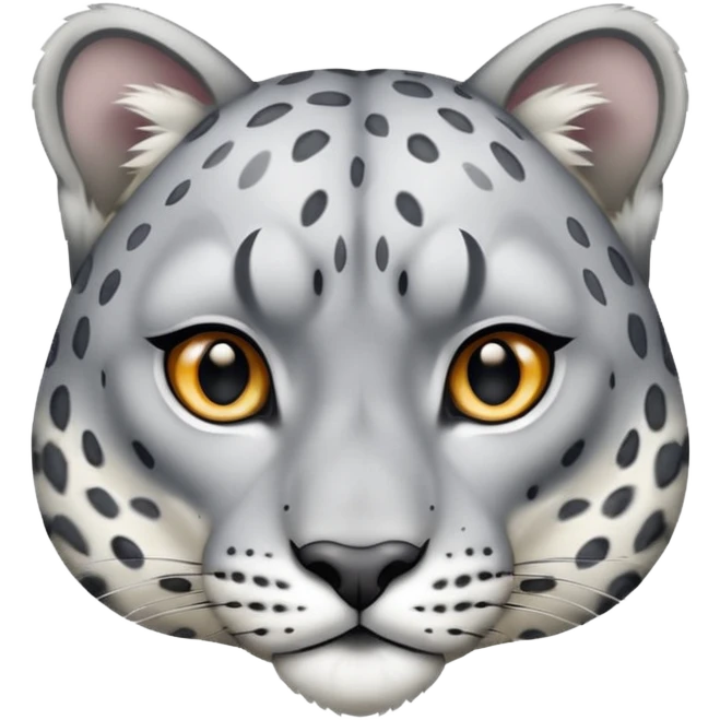 Snow leopard emoji
