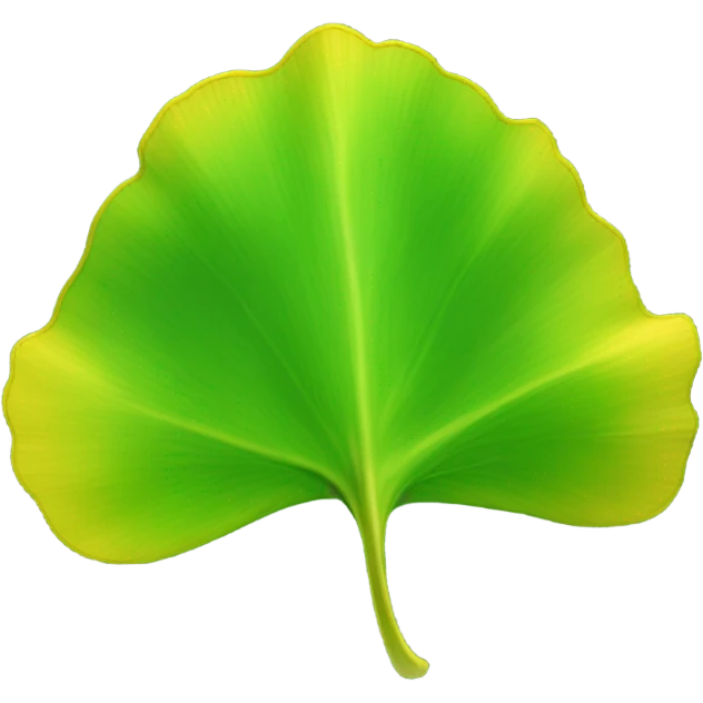 Ginkgo leaf emoji