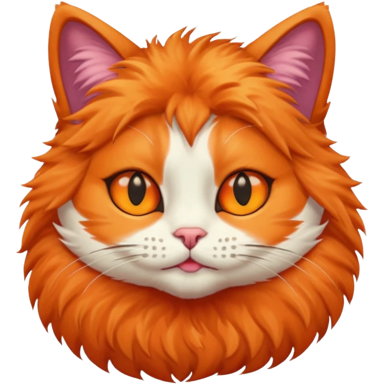 cat wearing makeup emoji