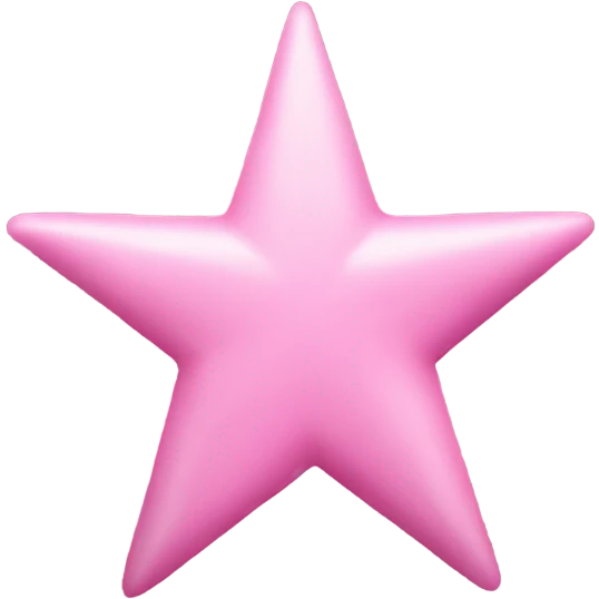 pink star emoji