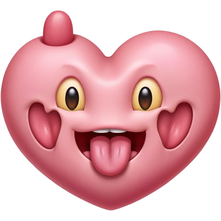 feet heart tongue and ear emoji