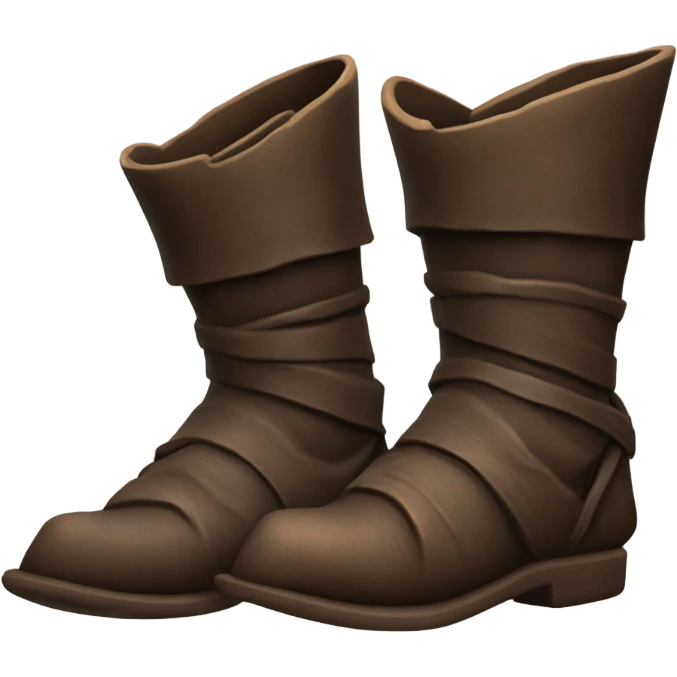 medieval boots emoji