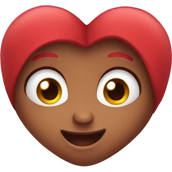Cute heart emoji