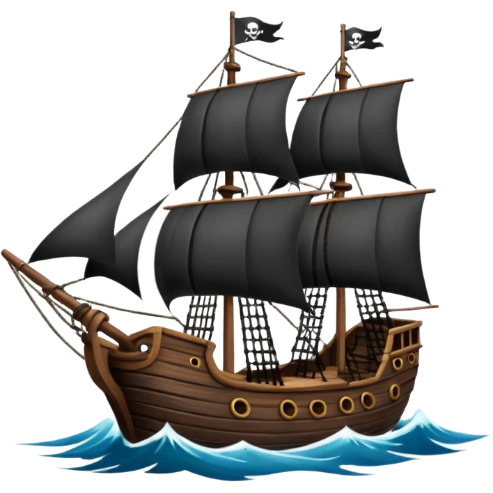 pirate ships emoji
