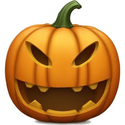 Pumpkin head emoji