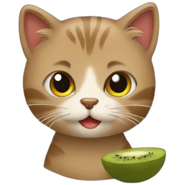 Cat kiwi emoji