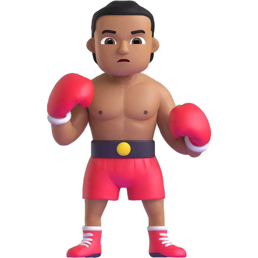 rocky boxer character emoji