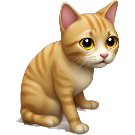 Cat playing on the piano  emoji