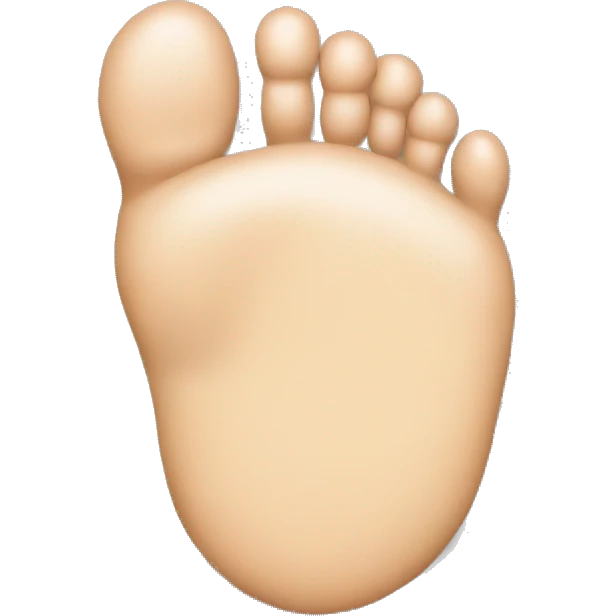 foot emoji