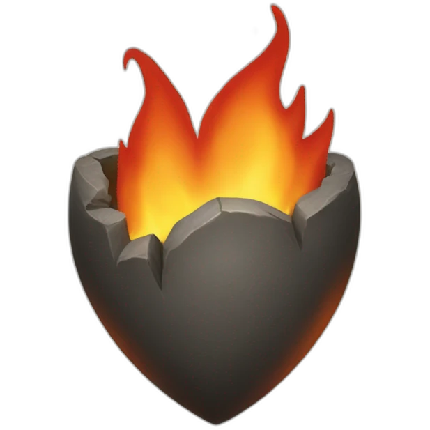 Fire heart  emoji