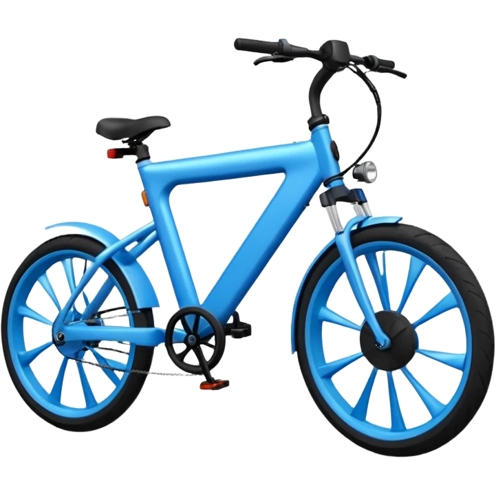 blue electric bicycle emoji