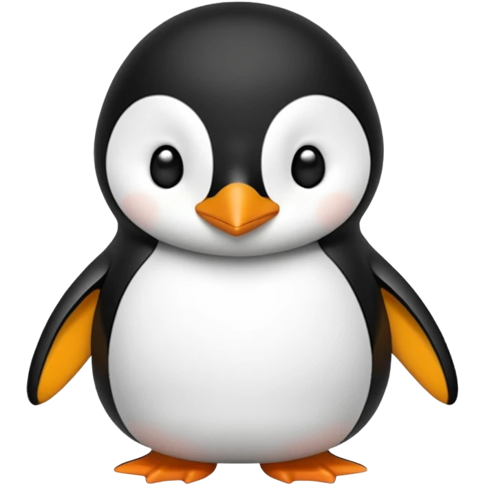 Elinde kasık tutan ve gozlük takan  Penguin emoji