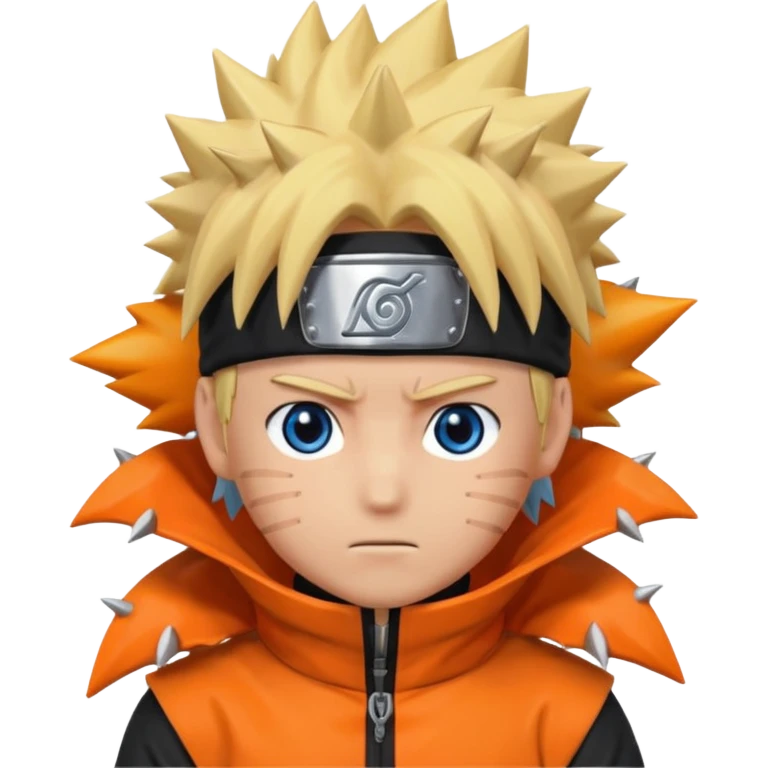 Naruto Kurama com Aura Laranja emoji