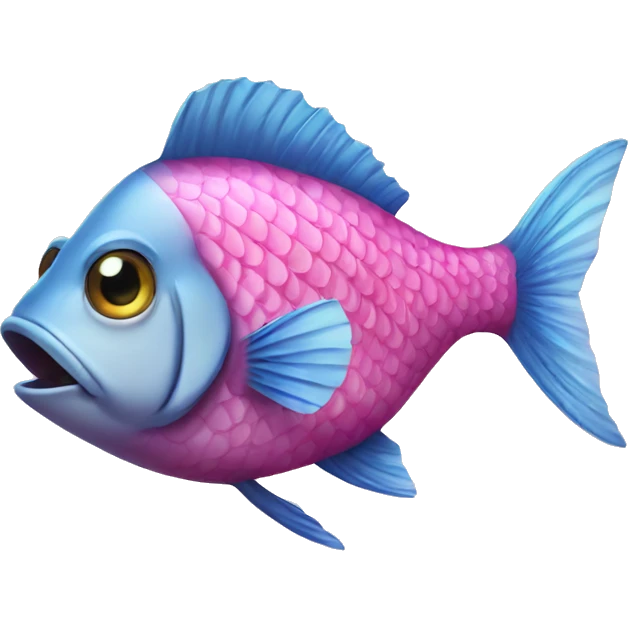 a fish who is wearing a pair of pink heels emoji