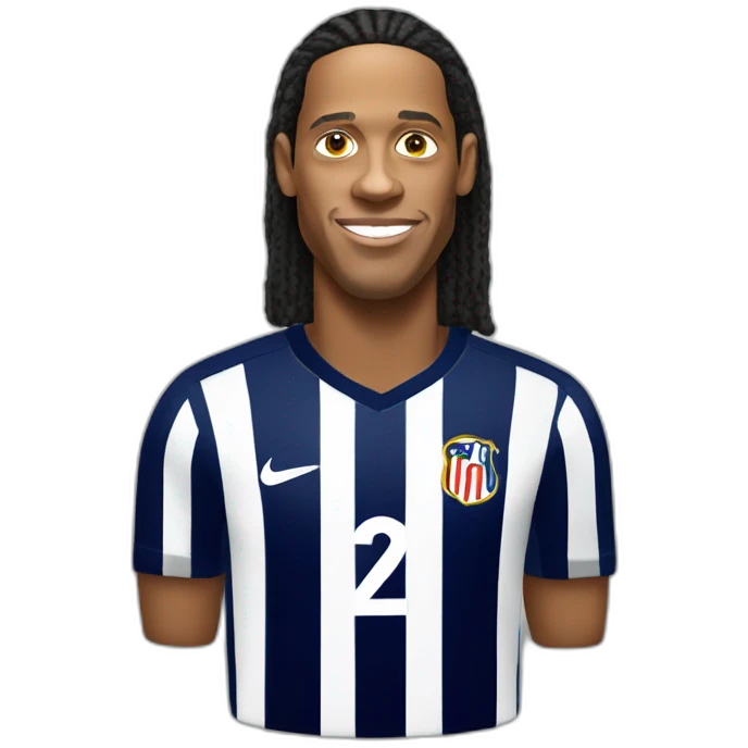 ronaldinho realistic football player emoji