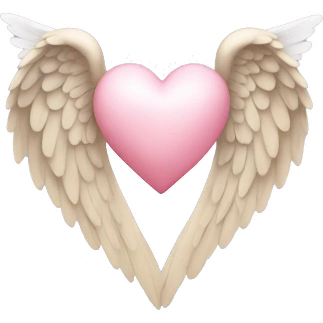 heart with angel wings emoji