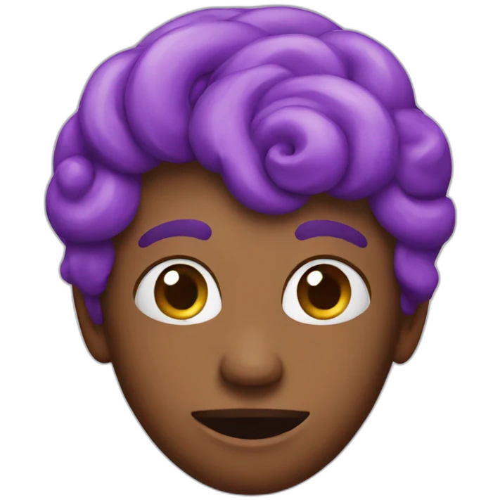 purple candy emoji