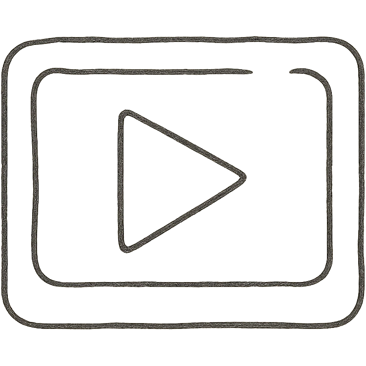 A simple logo for a video image board from the 2000s emoji