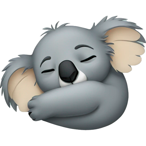 Sleeping koala emoji