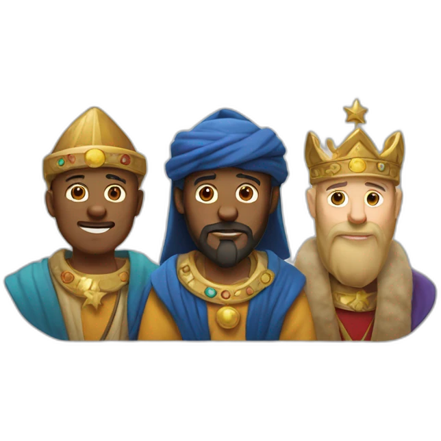 three wise men emoji