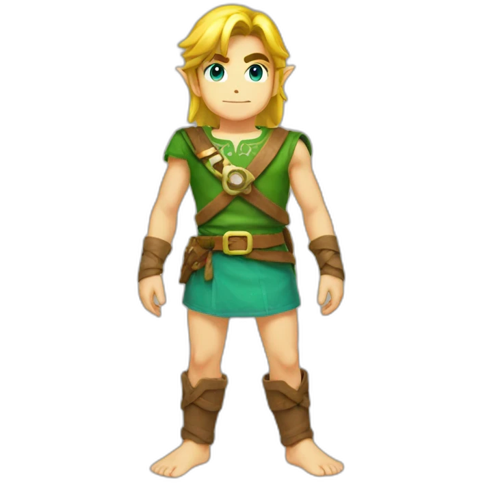 Link from Zelda twink swimsuit emoji