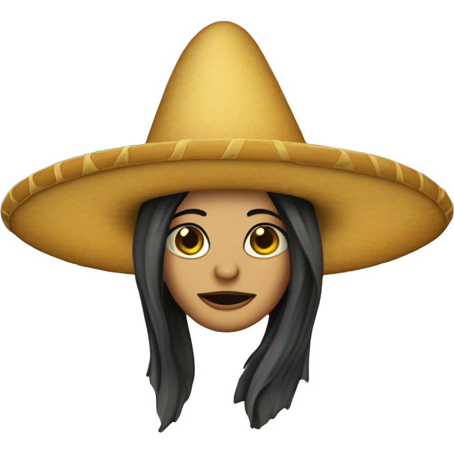 Sombrero de bruja con carta de tarot emoji