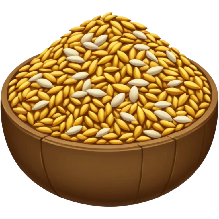 a pile of grain and seeds cereals emoji