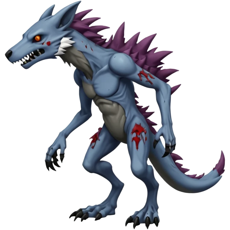 Zombie sergal-protogen-primagen-fusion-hybrid, full body emoji