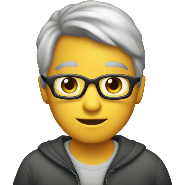 una furra apuntando en una libreta emoji