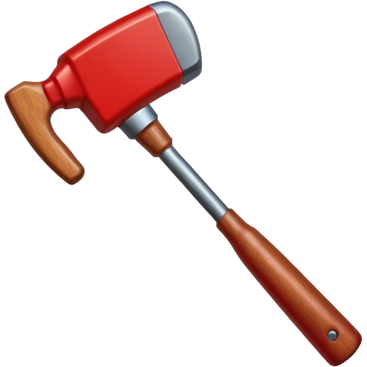 big red hammer emoji