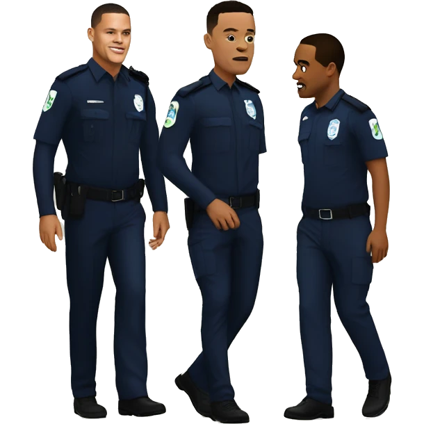 Jermaine Jenas being escorted by security staff emoji