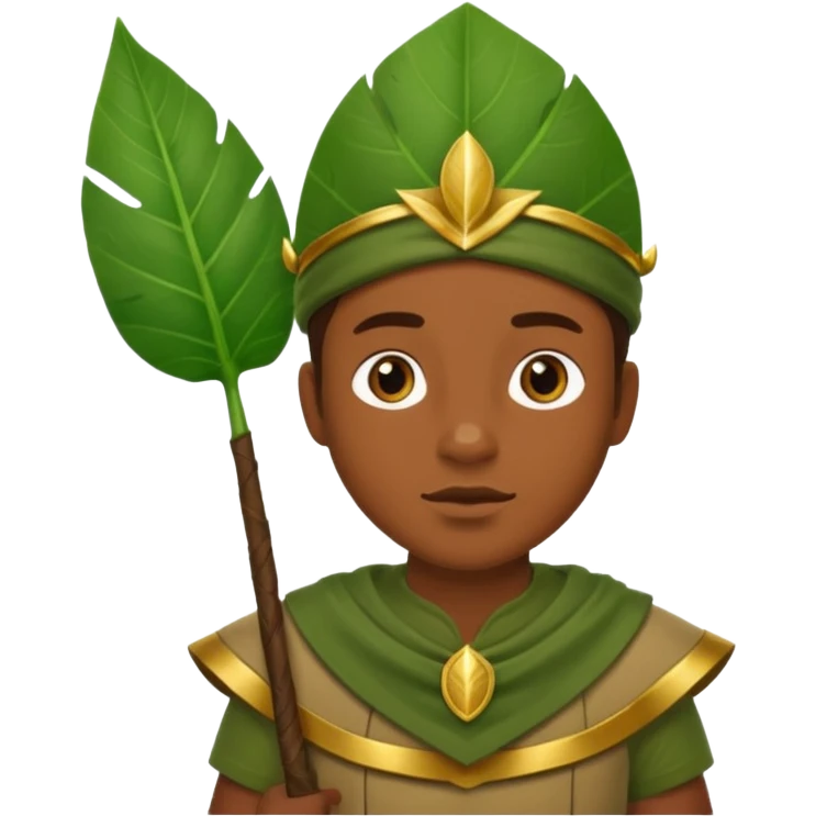 Jungle Guard – leaf shield. emoji