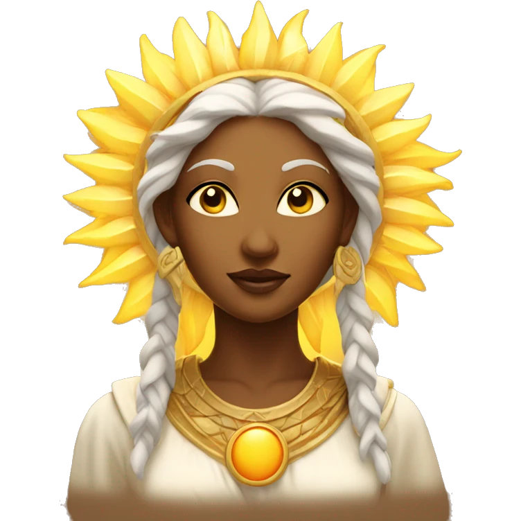 goddess of the sun emoji