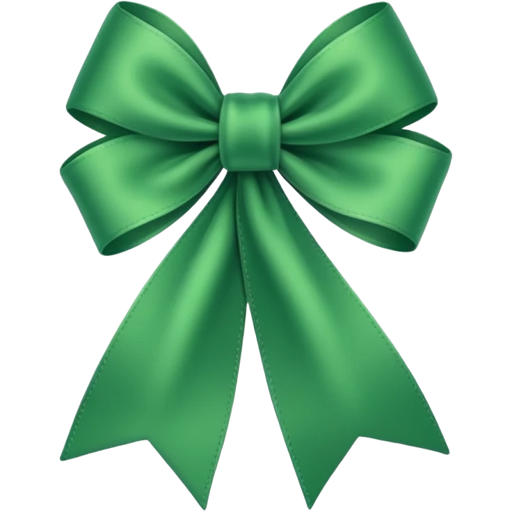 Green ribbon  emoji