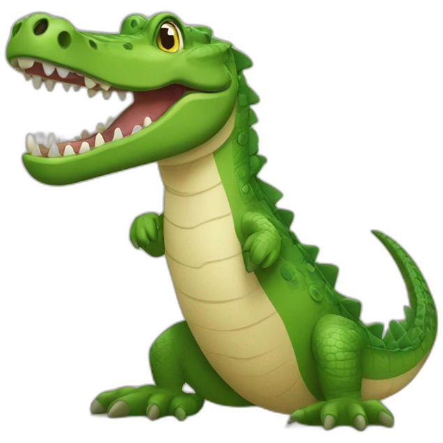 Capi barra sur crocodile emoji