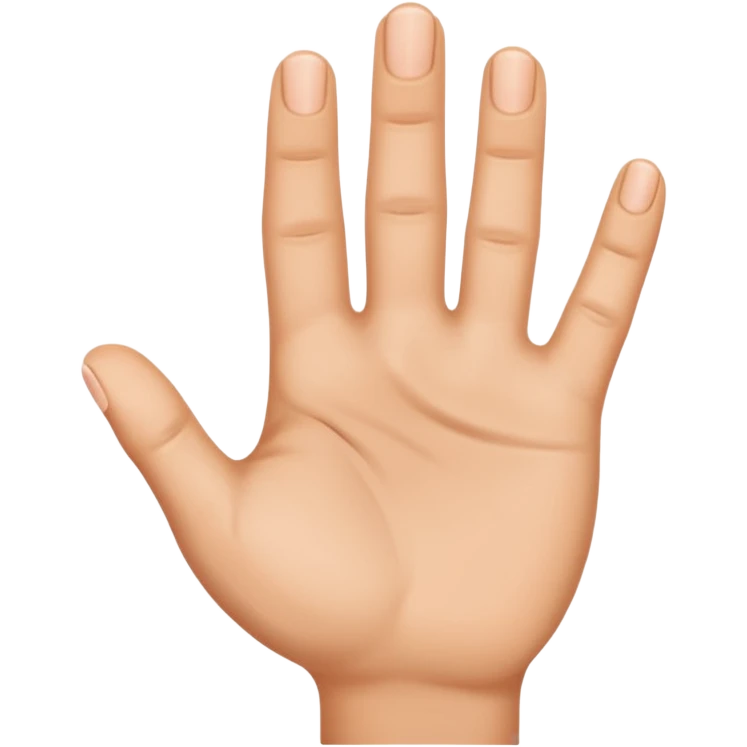 Hand emoji