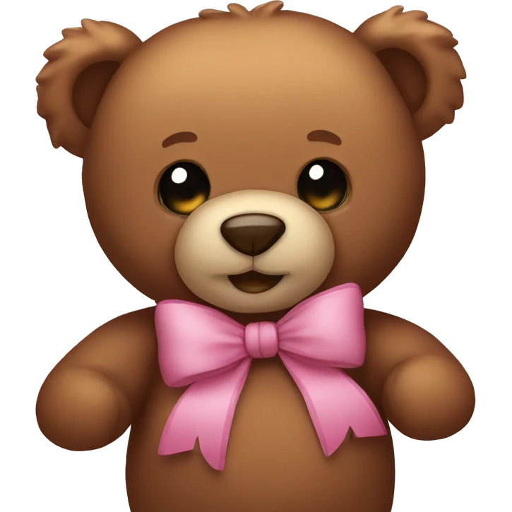 Teddy Bear with a bow emoji