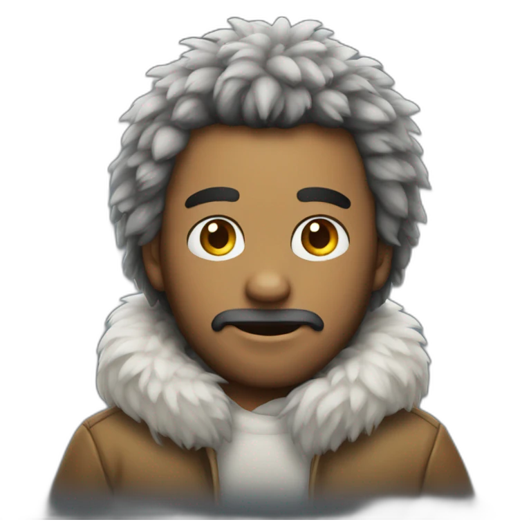 man wearing a furry suit emoji