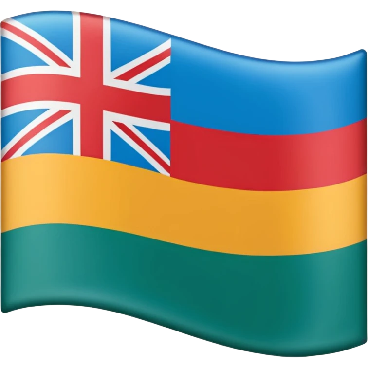 Flag of Rodrigues island emoji