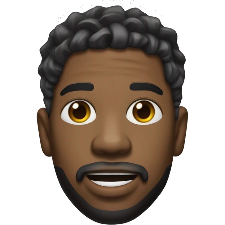 Rapper moreno com corrente de ouk  emoji