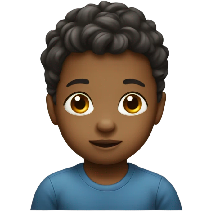 Toddler little boy emoji