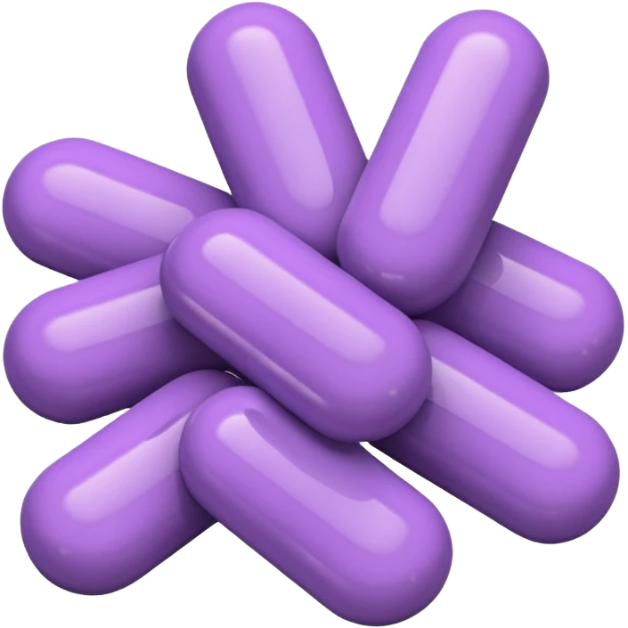 lilac pills emoji
