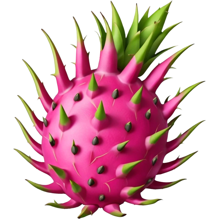 Cute dragon fruit emoji