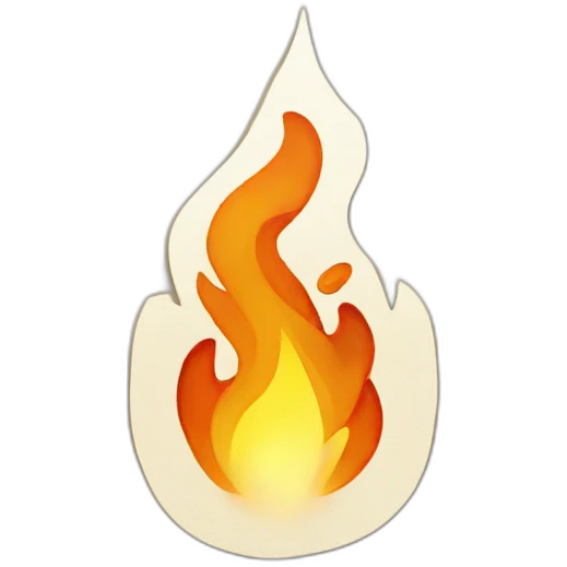 paper on fire emoji