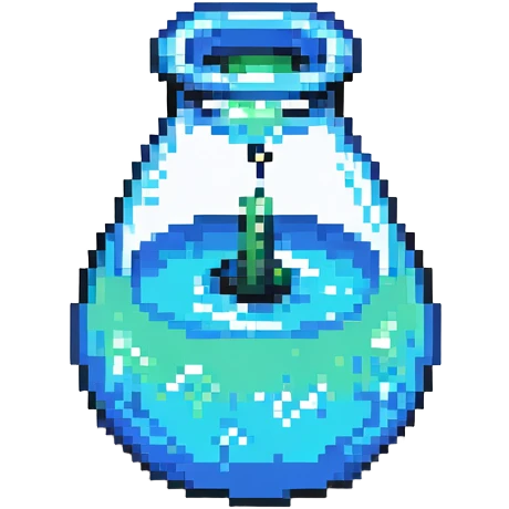 pixel art water element icon emoji