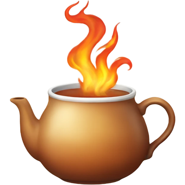 Tea that is on fire emoji