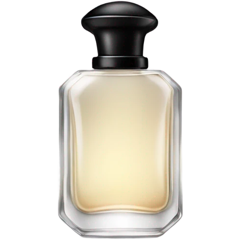 cute perfume with black cap emoji