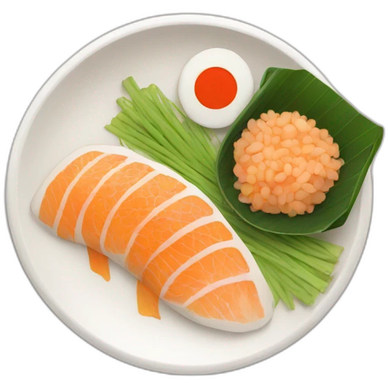 teishoku plate japanese food emoji