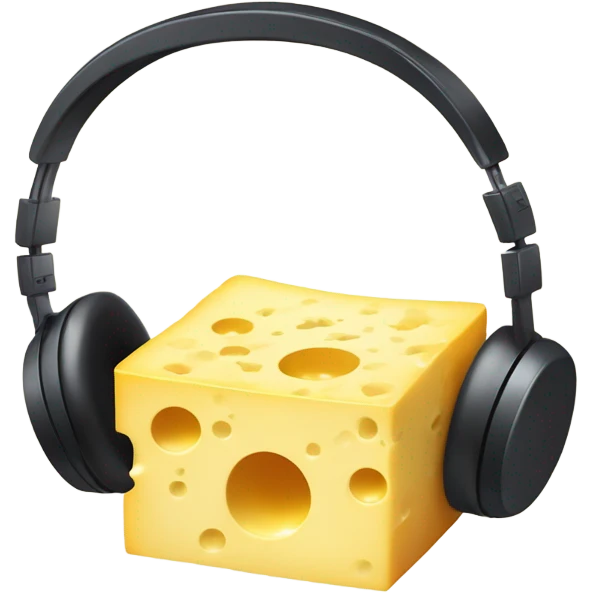 Cheese thumping MP3’s  emoji