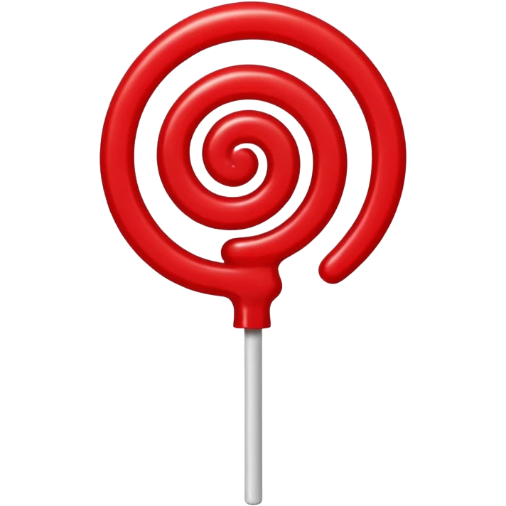 red lollipop emoji